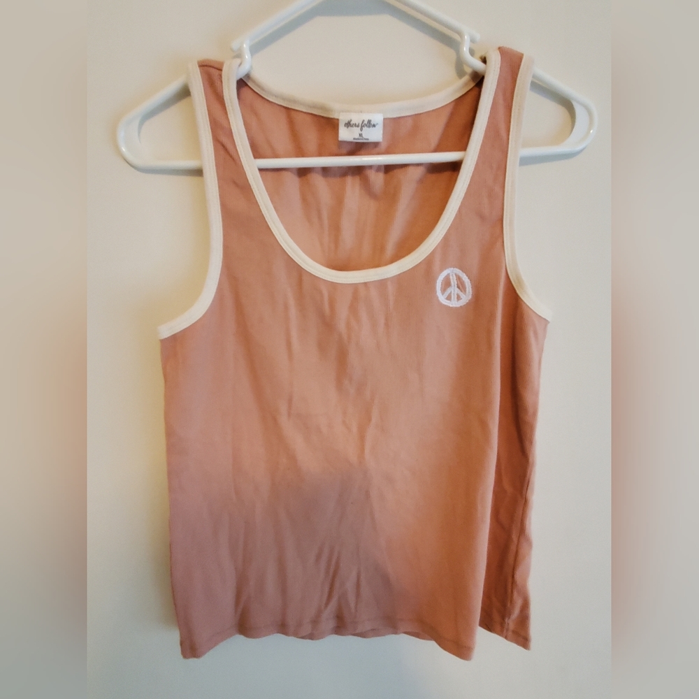 Peace sign tank top